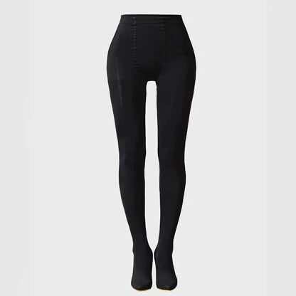 Aneikeh Sexy Stretch Fabric Over The Knee Boots Women Fashion Pantyhos street Thigh High Shoes Party Nightclub Stripper Heels