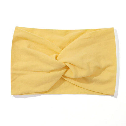 1Pc Soft Nylon Headscarf Astique Suitable for Newborn Baby Girl Flower Headband Elastic Hairband Turban Toddler Hair Accessories