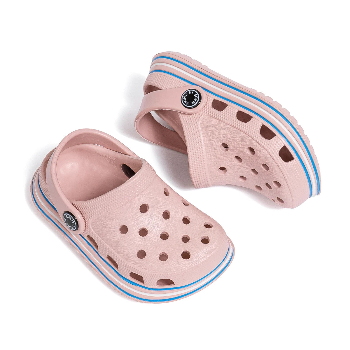 Summer Boys Girls Toddler Garden Clogs Non-Slip Breathable Sandals Children Lightweight Slip-on Beach Pool Shower Slippers