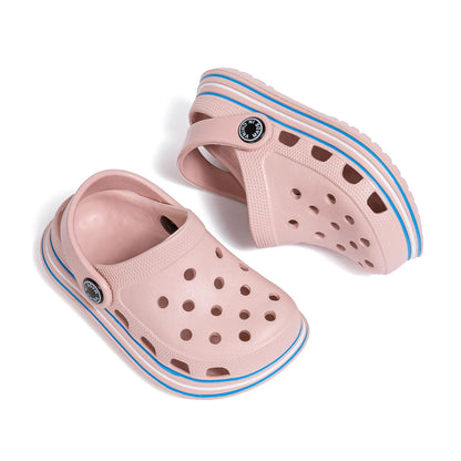 Summer Boys Girls Toddler Garden Clogs Non-Slip Breathable Sandals Children Lightweight Slip-on Beach Pool Shower Slippers