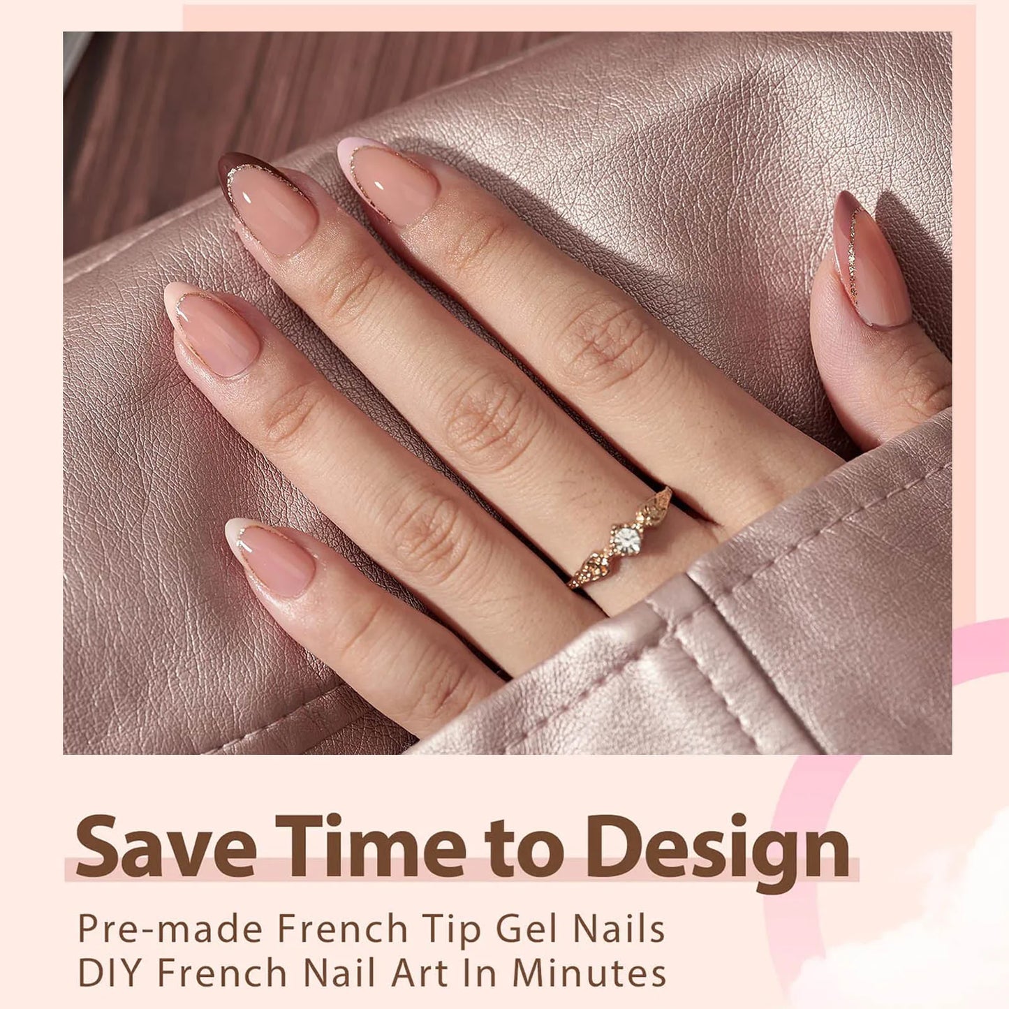 150pcs 6 Colors Fake Nail Multi-size False Nail Press On Acrylic Nails