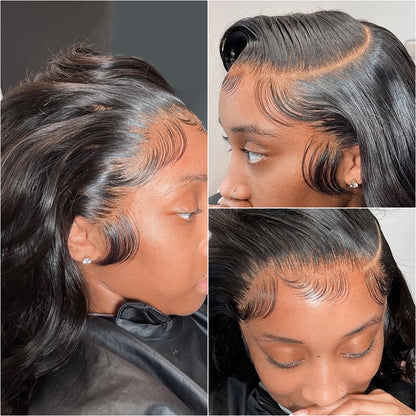 13x6 Lace Frontal Human Hair Pre Plucked Wigs
