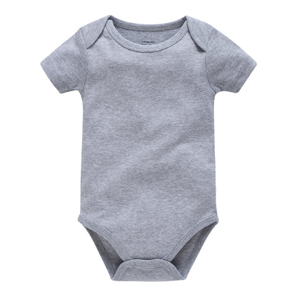 1/3Pcs Baby Boys Clothes 100%Cotton Solid Black Short Sleeve Blank Baby Bodysuits body bebe  Newborn Jumpsuit Plain 0-24 Months