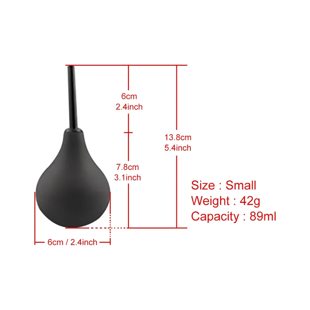 Anal Washes Enema Anal Cleaner Vagina Douche Pear Design Medical Supplies Rubber Health Feminine Intimate Hygiene Shower Tools