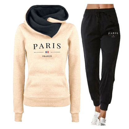 Simplicity Women's Tracksuit Long Sleeve Fashion Women's Clothing Sweatpants Pullover Sports Outdoor Casual