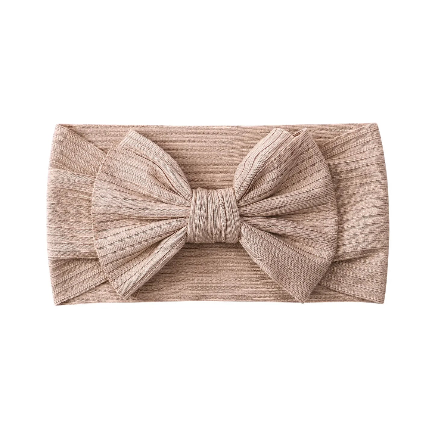 Candy Color Knit Baby Headbands Rib Bow Elastic Soft Newborn Headbands for Baby Girl Children Turban Infant Kids Accessories