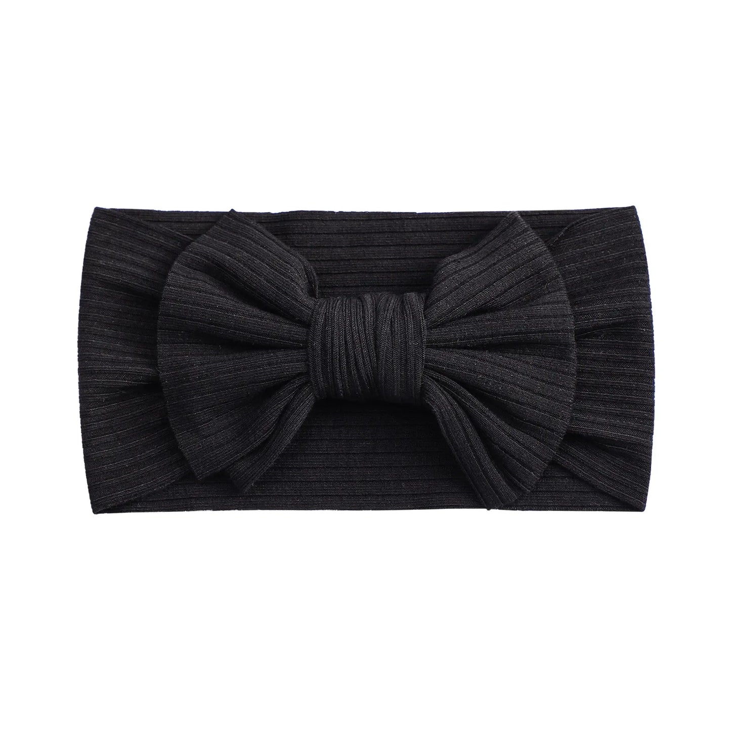 Candy Color Knit Baby Headbands Rib Bow Elastic Soft Newborn Headbands for Baby Girl Children Turban Infant Kids Accessories