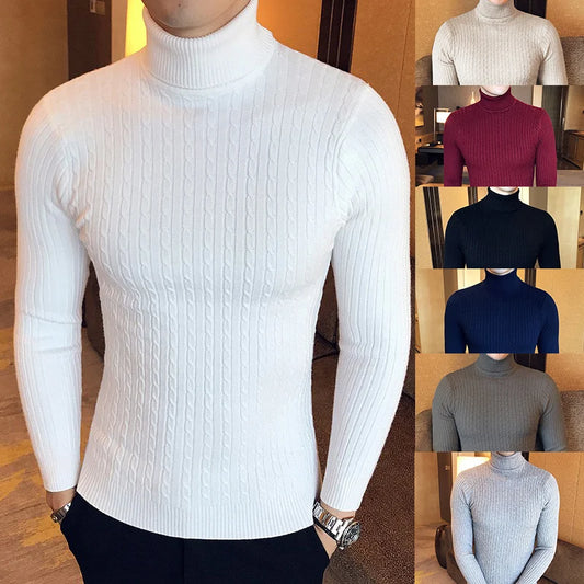 Winter High Neck Thick Warm Turtleneck Sweater