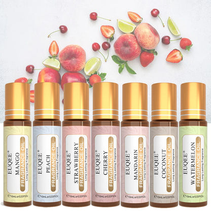 EUQEE 10ml 1pcs Strawberry Cherry Watermelon Peach Fragrance Oils For Aromatherapy Diffuser Candle Making Premium Perfume Oil