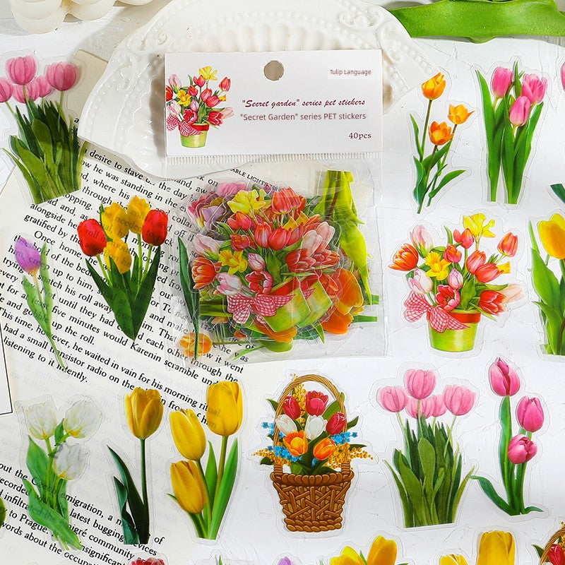 Cute Transparent Traceless Diary Pattern Cane Artsy