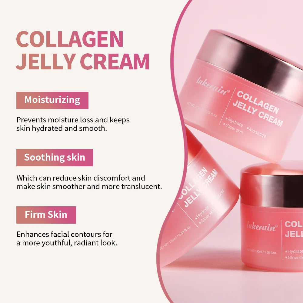 Medicube Collagen Jelly Cream Enhances Skin Barrier Moisture 24-hour Facial Shine