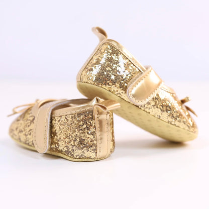 New baby toddler shoes sequin Korean casual fashion front shoes anti-drop shoes