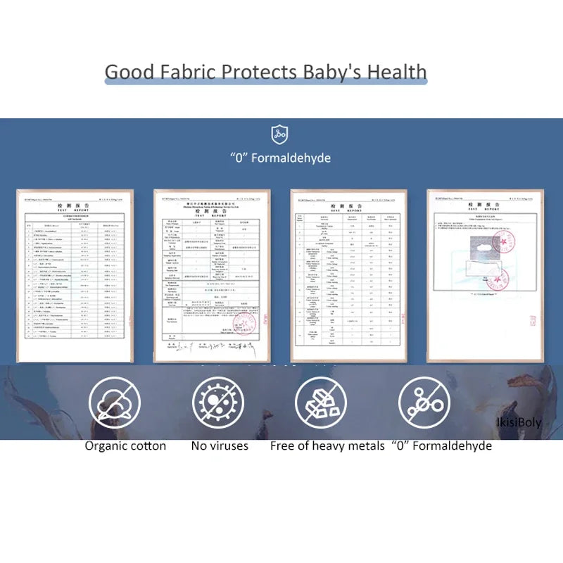 0-12M Baby White Rompers for Newborn Unisex Organic Cotton