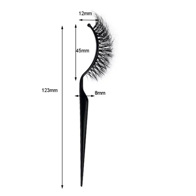 10 Pcs False Eyelash Style Display Stand Stick Board Lash Extension Try on Effect Exhibit Auxiliary Fake Lashes Holder Tools