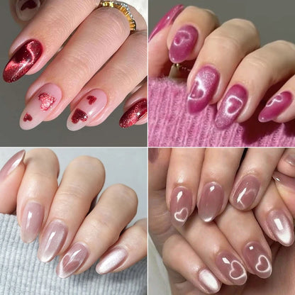Cat Eye Gel Polish With Nail Magnet Tools Flexible Iron Wire For Creating Heart Shapes On Nails Nail Art nail supplies iman
