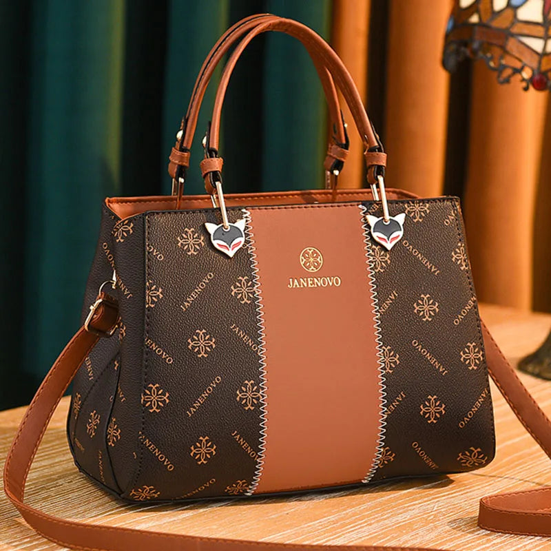 New Woman shoulder bag Large capacity Handbag for Women 2025 Crossbody bag pattern PU Portable bucket bag ladies messenger bags