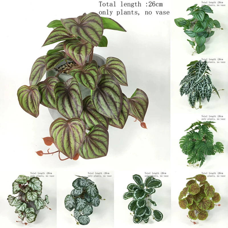 Artificial Plants Vine Wall Hanging Flower Rattan Peacock