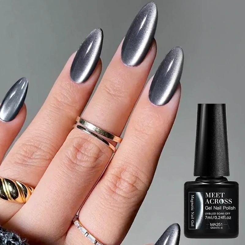 Cat Eye Gel Polish With Nail Magnet Tools Flexible Iron Wire For Creating Heart Shapes On Nails Nail Art nail supplies iman