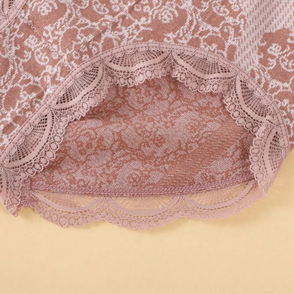 3Pcs Women's 40-75KG Panties Mid Waist Seamless Shaper Brief Underwear