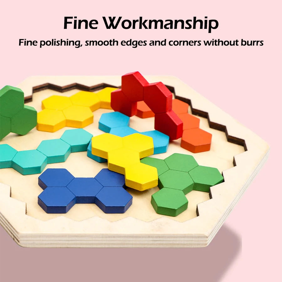 1pcs Wooden Puzzles Educational Toys For Children Kids Preschool