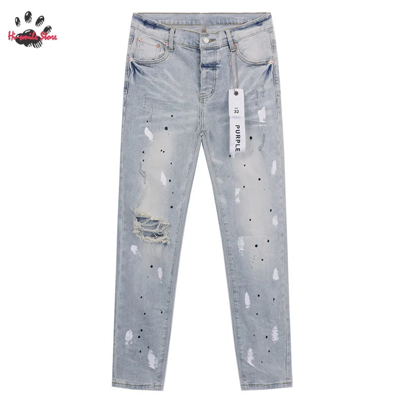 Black Jeans Pants Men Street Vintage Casual Best Quality Hip Hop Trousers