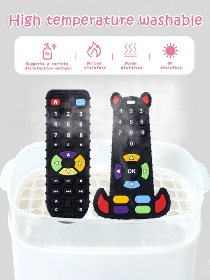1PC Silicone Baby Teether TV Remote Control