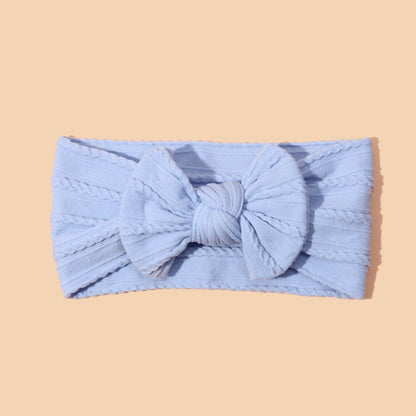 1pcs Bow Baby Head Band for Children Print Baby Headbands Newborn Cable Headband Turban Kids Headwear Baby Hair Accessories Girl