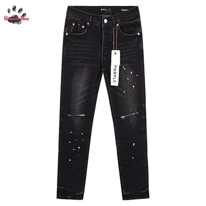 Black Jeans Pants Men Street Vintage Casual Best Quality Hip Hop Trousers