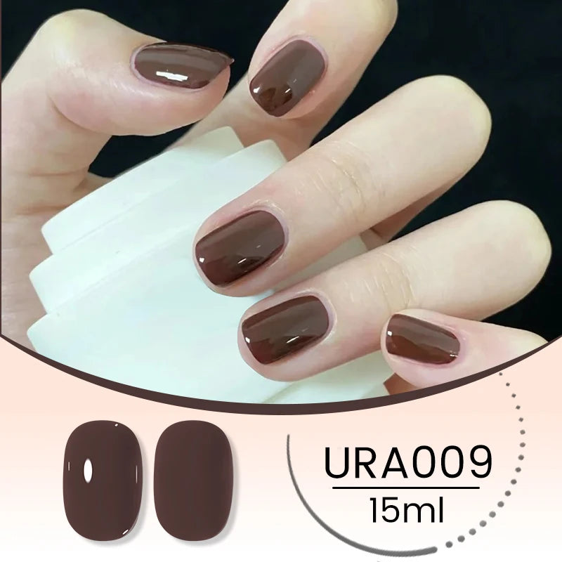 UR SUGAR 15ml Winter Brown Bright Color Gel Gel Varnishes All For Nails Soak Off UV LED Semi Permanent Nail Art Long Lasting Gel