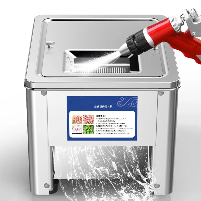 2.5/3.5/5/7/10/15/21MM Electric Meat Slicer Commercial Household Grinder Automatic Fish Cutter Fillet Shredded 150KG/H  850W