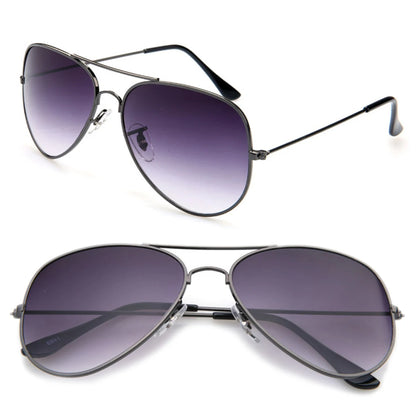 Women Classic Pilot Style Gradient Mirror Lens Retro Sun Glasses