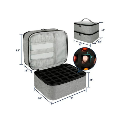 Nail Polish Storage Bag Essential Oil Bag Storage Box Double Layer