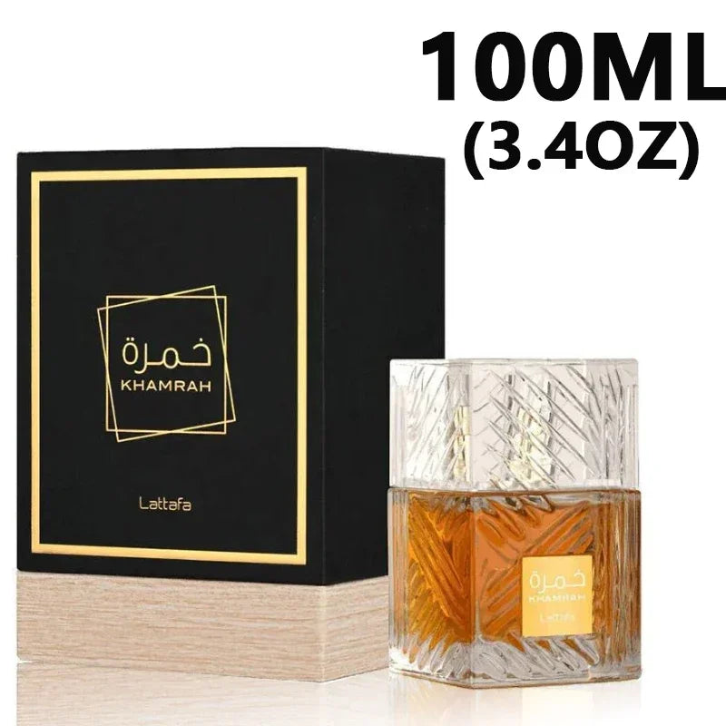 100ml Original Khamrah Qahwa 3.4 Oz Eau De Toilette for Men and Women Perfume Middle East Arab Dubai Perfume