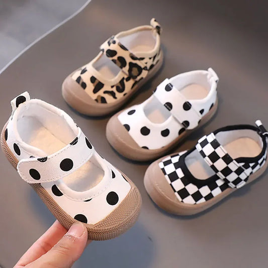New Spring Autumn Baby Girls Shoes First Walkers Flats Toddler Sneakers
