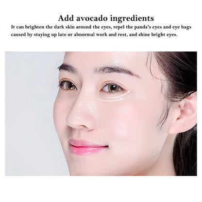 60pcs Avocado Collagen Eye Mask Moisturizing Gel Eyes Masks Eye Patches Remove Dark Circles Firming Eyes Korean Skin Care