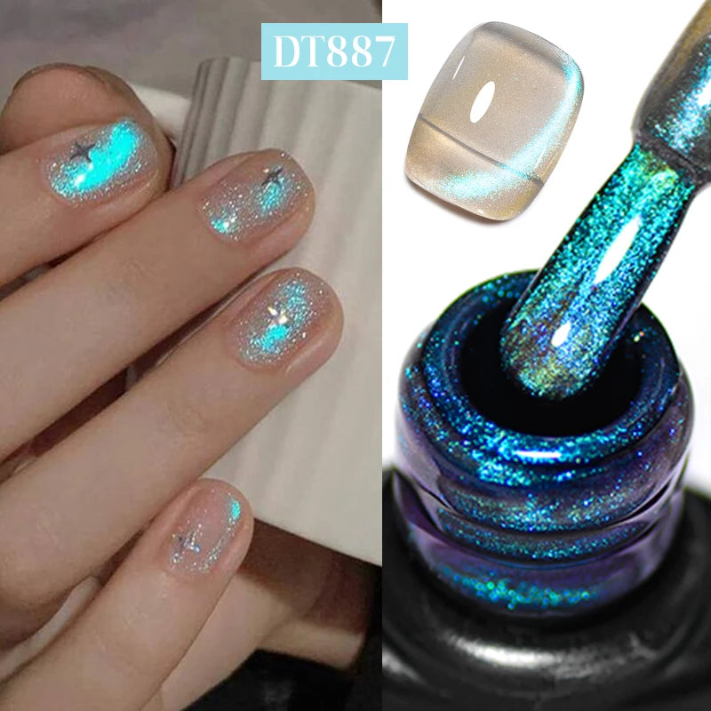 Cat Eye Gel Polish With Nail Magnet Tools Flexible Iron Wire For Creating Heart Shapes On Nails Nail Art nail supplies iman