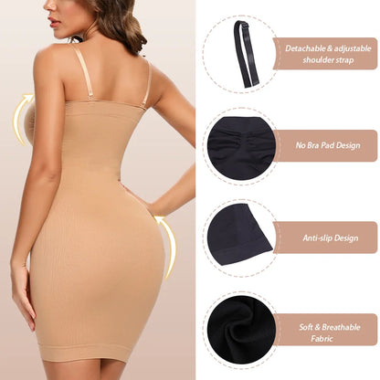 Women Seamless Tanks Top Dress Slimming Underwear Corsets