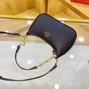 New Fashion Luxury Design Leather Hobo Shoulder Bag Women Small Clutch Handbag Purse Female Underarm Bag