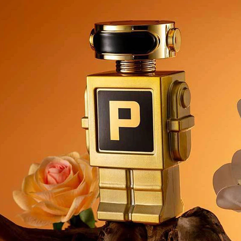 50/100ml Robot Men's Perfume Lasting Fragrance Light Fragrance Fresh Wood Tone Deodorant Enhance Male Charm Dragon Ocean Scent