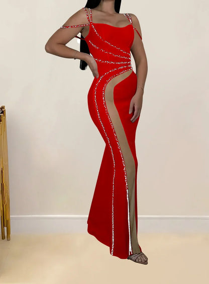 Long elegant party cocktail dresses