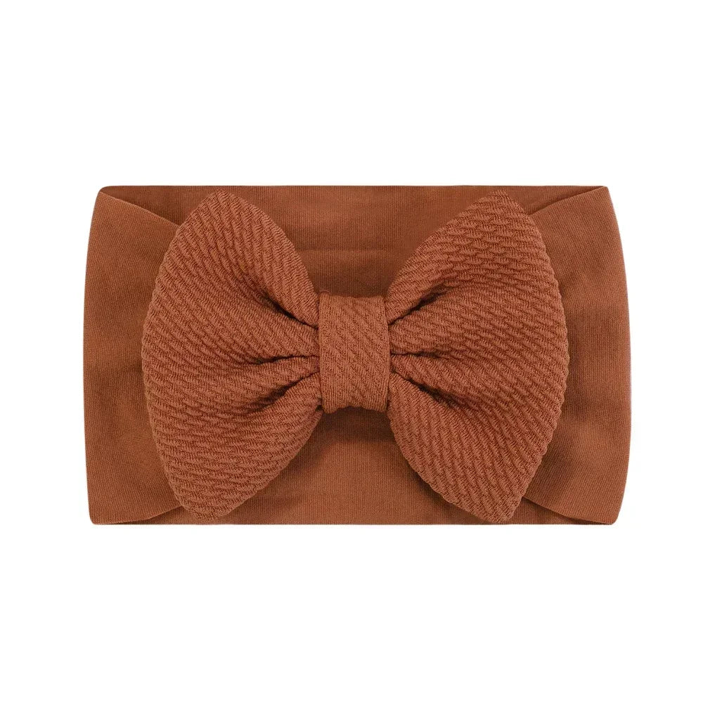 1Pc Headband Nylon Infants Toddlers Elastic Hair Band for Newborn Girl Princess Bowknot Cute Baby Hair Accessories Wholesale