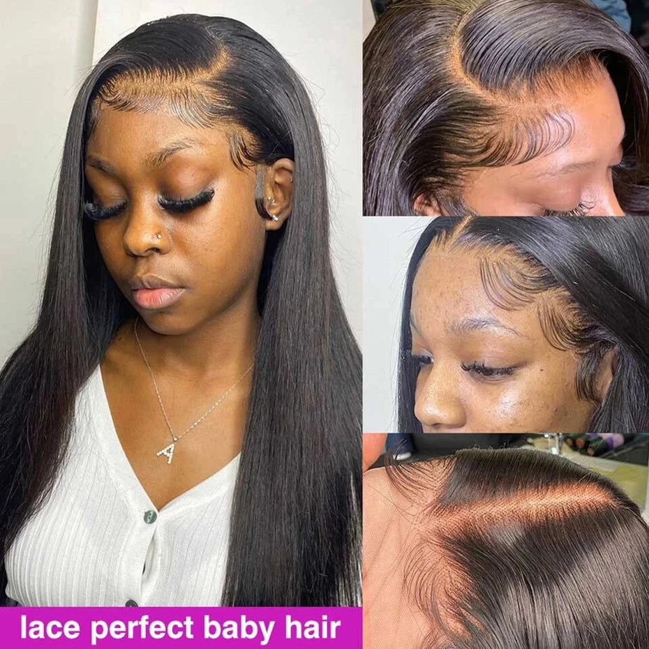 360 Lace Frontal Wig Brazilian Bone Straight 13x4