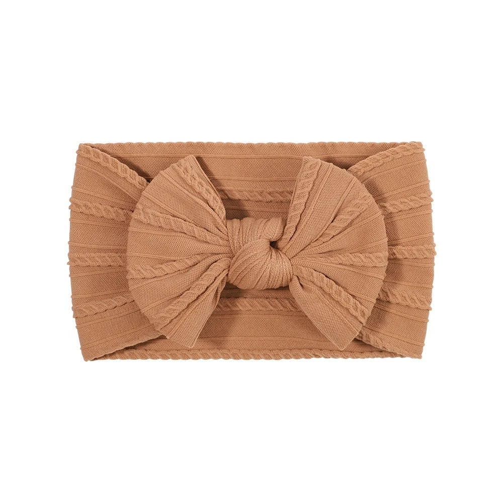 Big Flower Nylon Girl Hairband Elastic Soft Baby Headband For Children Turban Headwear For Newborn Baby Kids Hair Accessories