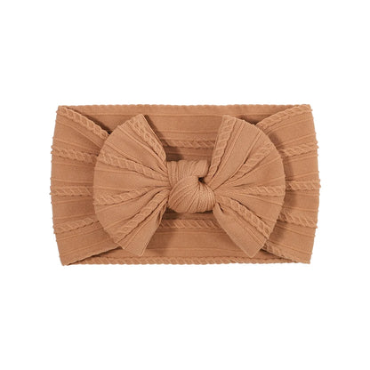 Big Flower Nylon Girl Hairband Elastic Soft Baby Headband For Children Turban Headwear For Newborn Baby Kids Hair Accessories