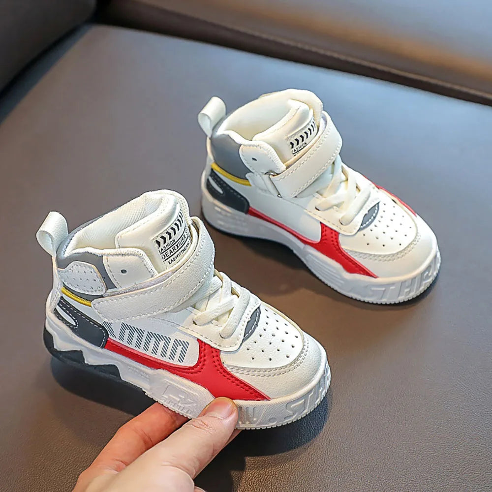 Fashion Sneakers For Kids Trend Soft-soled Anti-slippery Children's Sport Shoes Tennis Shoes