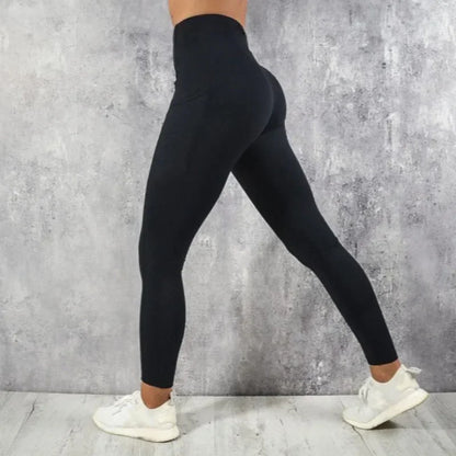 Yoga Women Leggings High Waist Tights with Pocket