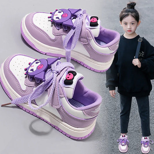 Sanrio Kuromi Children's Casual Shoes Girls Cute Cartoon