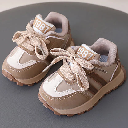 PU Leather Kid's Sneakers Ergonomics Waterproof Running Sport Shoes For Baby Boys Girl's Sneakers
