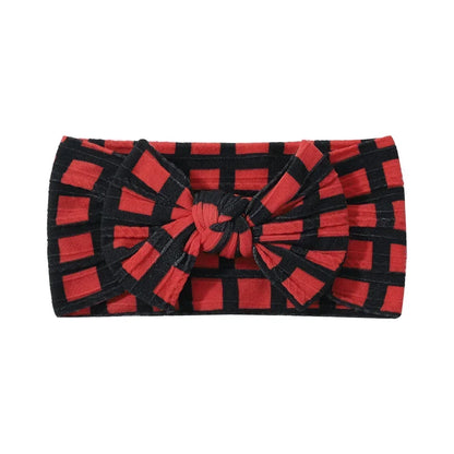 1Pc Simple Solid Color Broadside Bowknot Headband for Baby Girl Elastic Hair Band Basic Turban Headwear Infant Hair Accessories