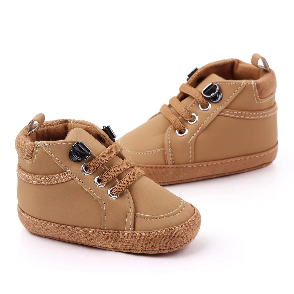 Baby Spring and Autumn Casual Prewalking Shoes High Quality for 0-9-18 Months Baby Boys First Step Shoes